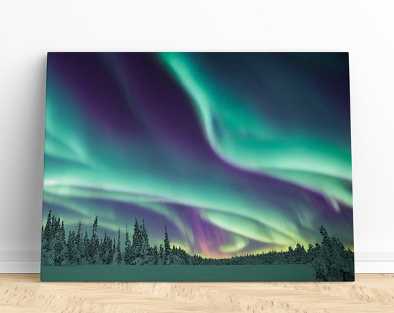 Northern Lights Print Wall Art Northern Lights Print Northern Lights Print Aurora Borealis Print Northern Lights Wall Art