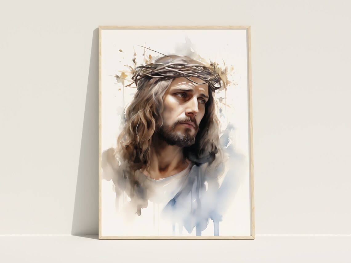 Jesus Christ, Crown of Thorns Religious Art Print