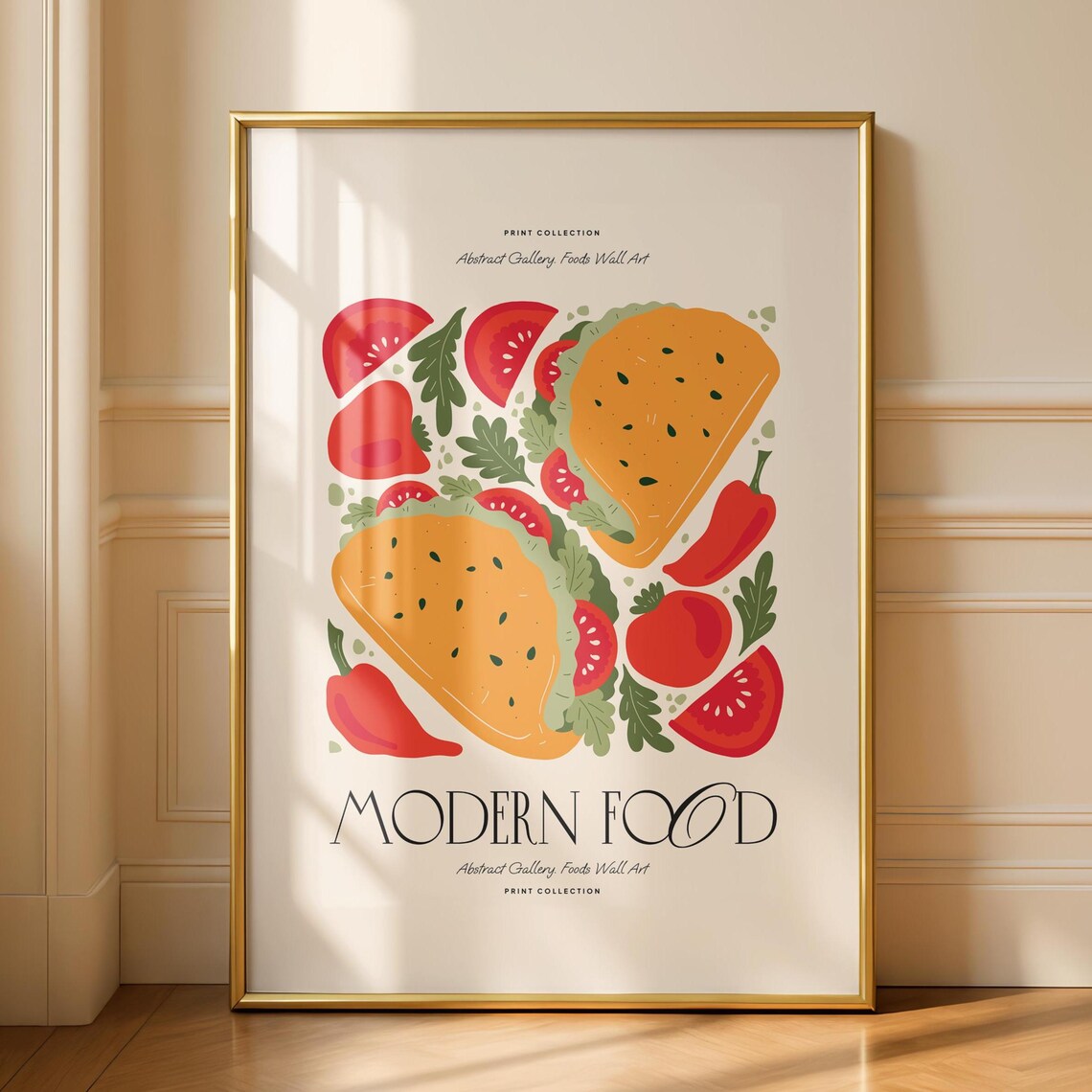 Taco Kitchen Art Print, Mexican Dining Decor