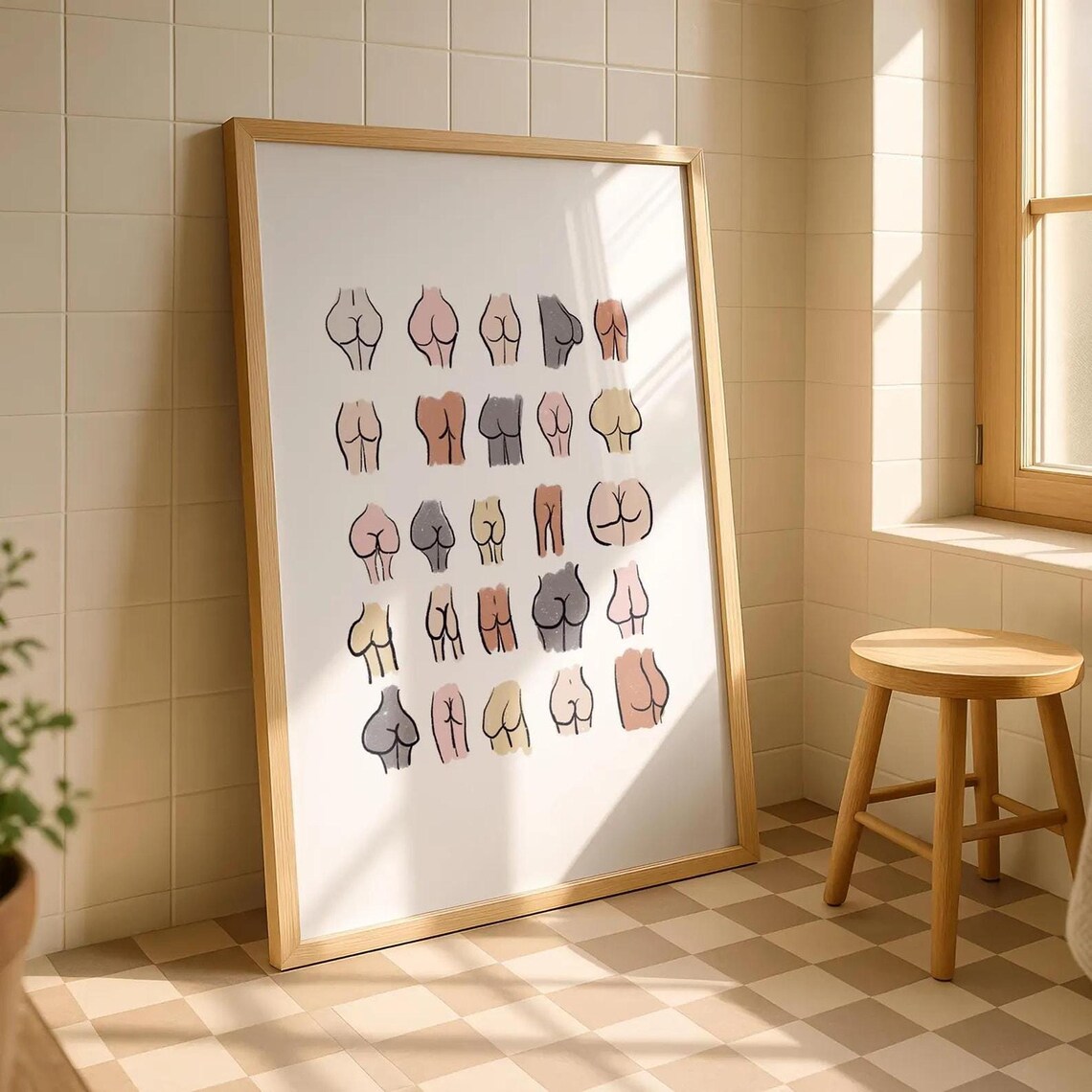 Bathroom Bum - Fun Toilet Decor