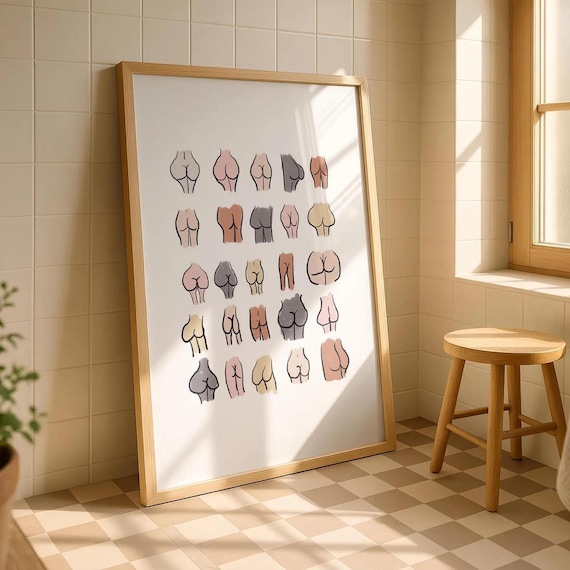 Bathroom Bum - Fun Toilet Decor