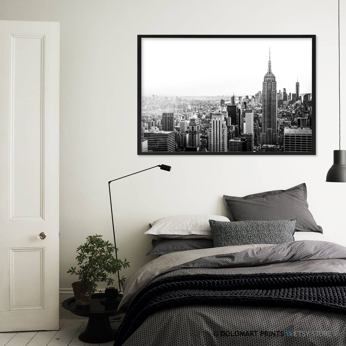 New York Black and White Skyline, Cityscape Print - Image 3