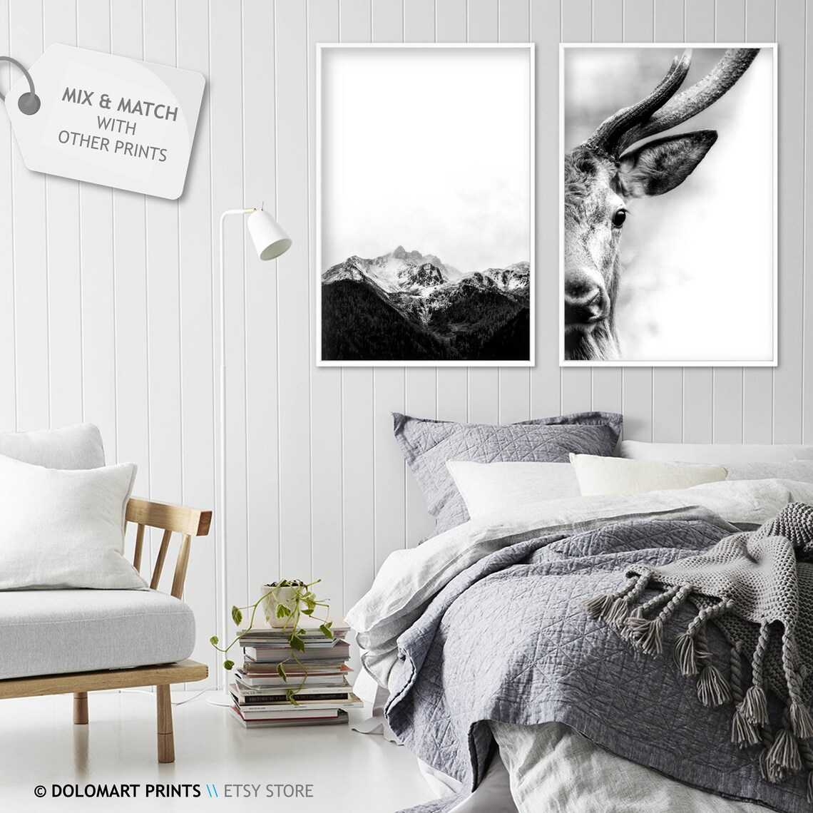 Deer Wilderness Photography Animal Art Print - Image 2