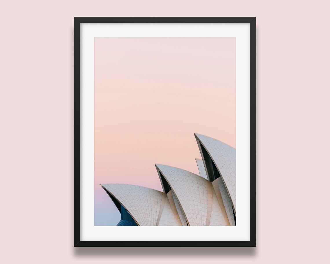 Sydney Opera House Close-Up Travel Poster