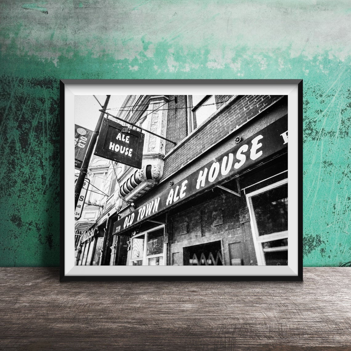 Old Town Ale House 219 Green Awning Chicago Bar Photo Poster - Image 2