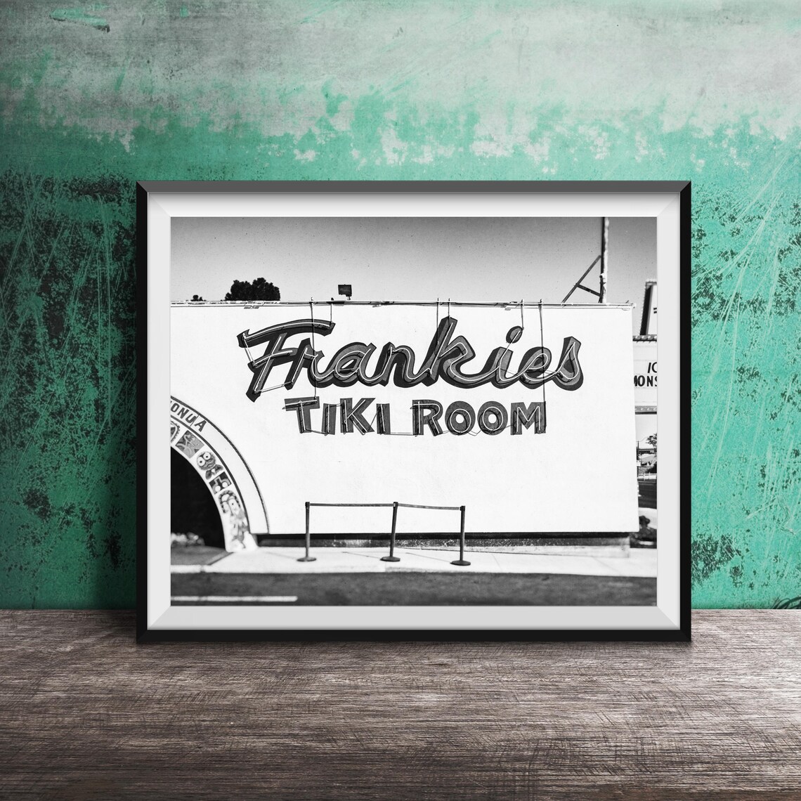 Frankies Tiki Room Vintage Neon Bar Sign Las Vegas Photo Poster - Image 2