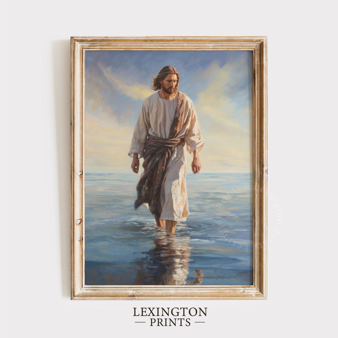 Jesus Walking On Water Christian Wall Art Christian Jesus Art Art Christian Print Oil Painting Christian Painting Gift Bible 400 - Image 5