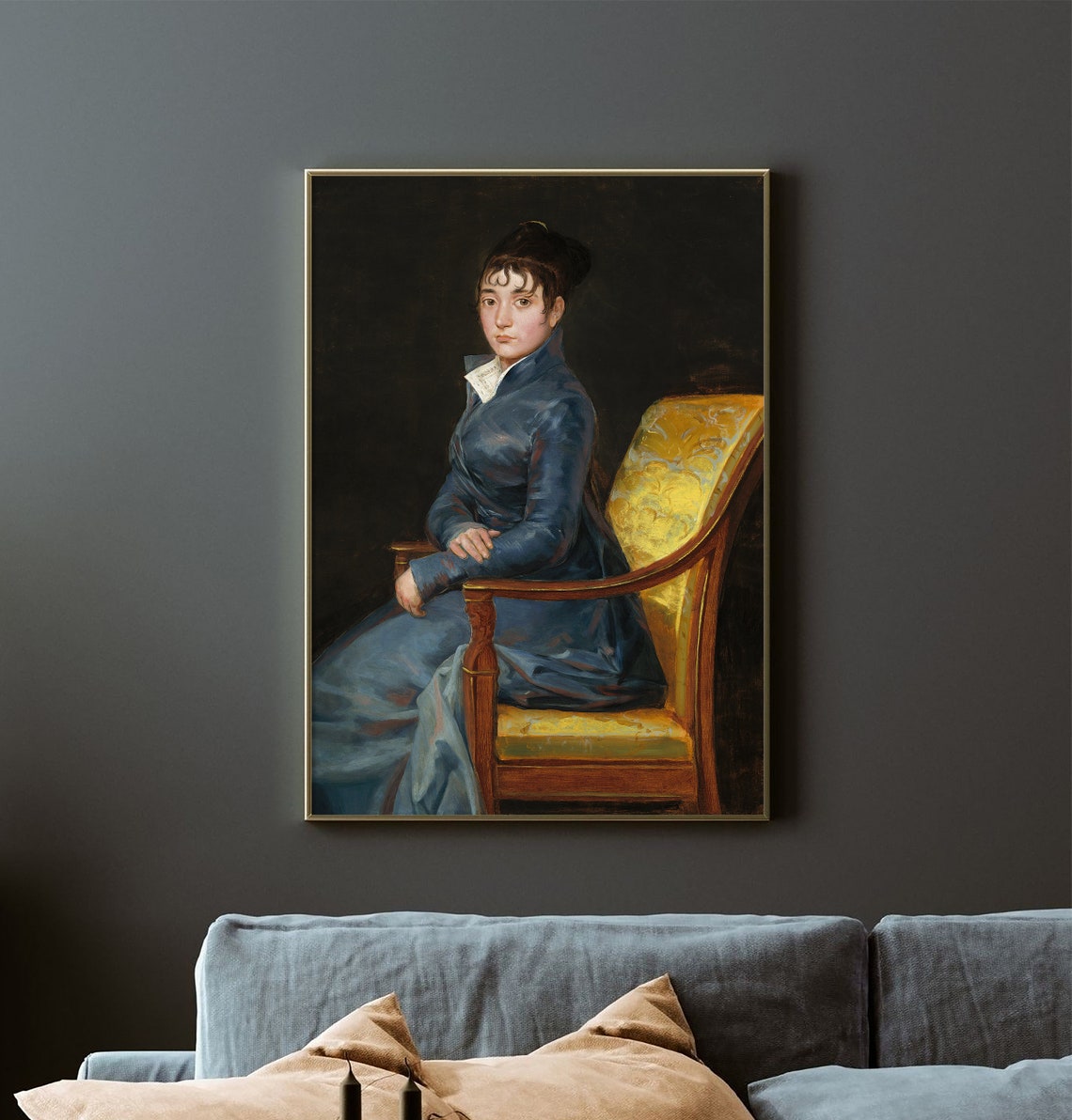 Francisco Goya Therese Louise de Sureda 1803 Portrait Painting Poster