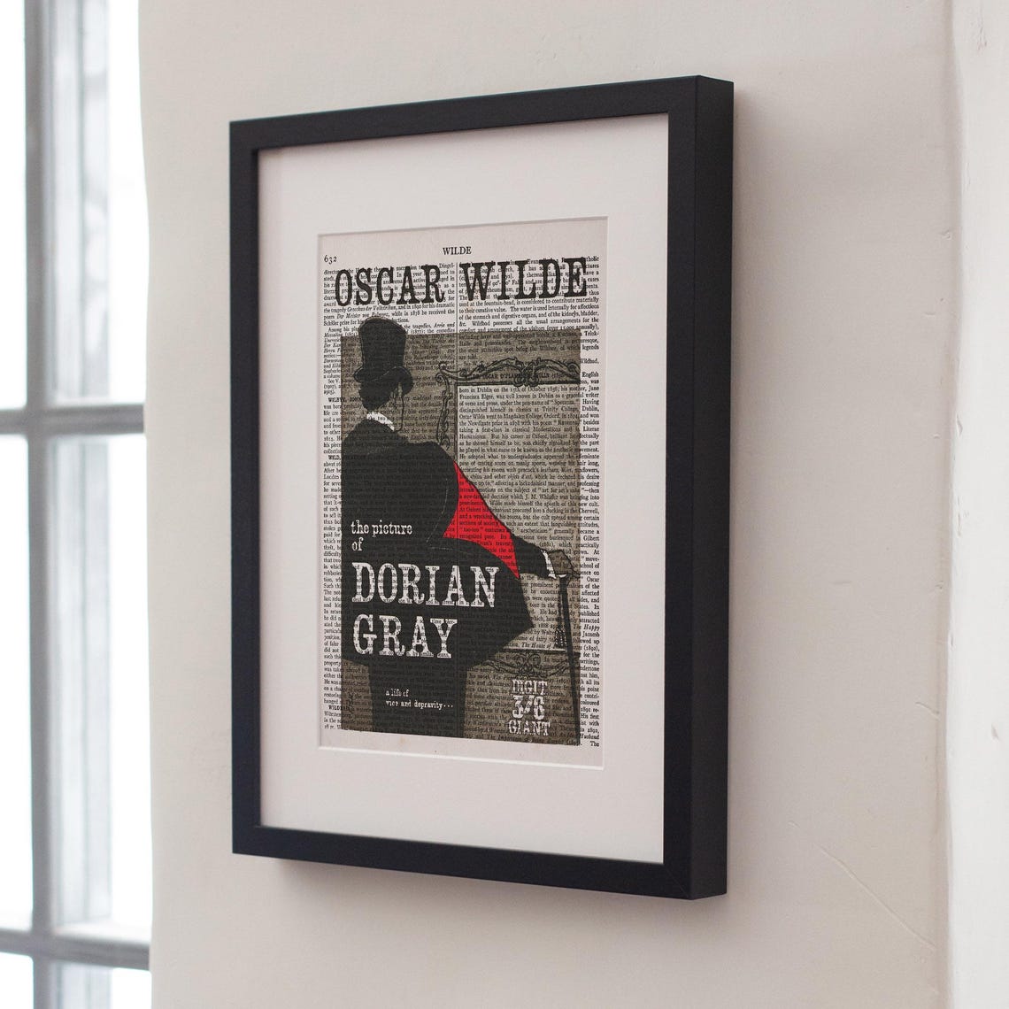 The Picture Of Dorian Gray By Oscar Wilde Instant Literary Art Poster Print Locally Bookworm Gifts Reading Nook Decor Gifts - Image 4