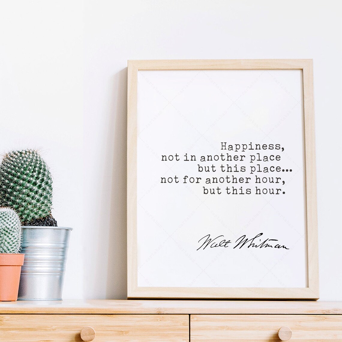 Walt Whitman Quote Art Print, Book Lovers Gift - Image 2