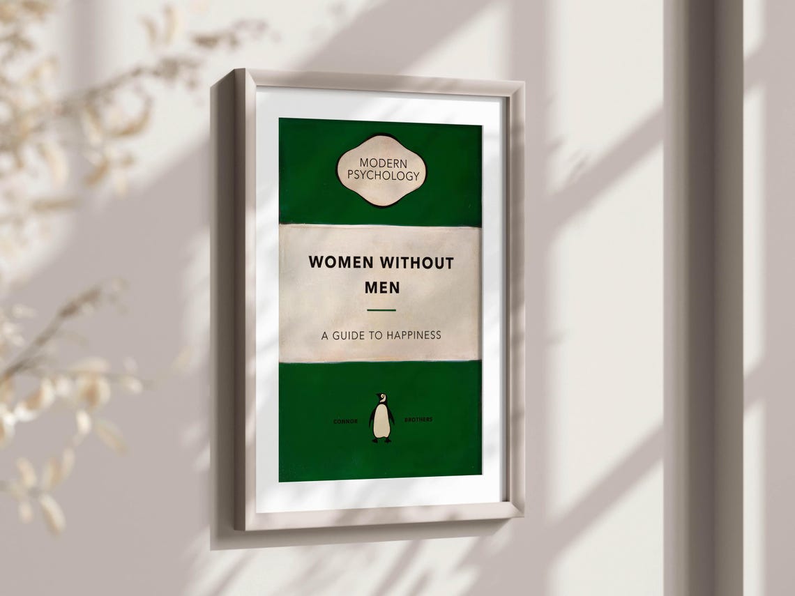 Connor Brothers Women Without Men Guide To Happiness Parody Poster - Image 2