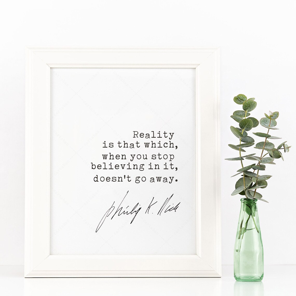 Philip K Dick Quote, Book Lovers Gift Reality - Image 2