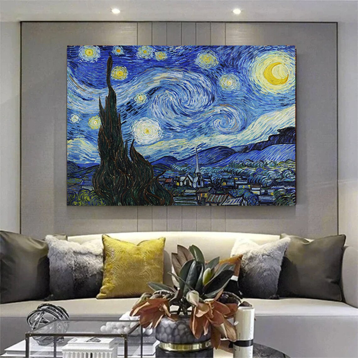 Van Gogh The Starry Night Art Print, Reproduction