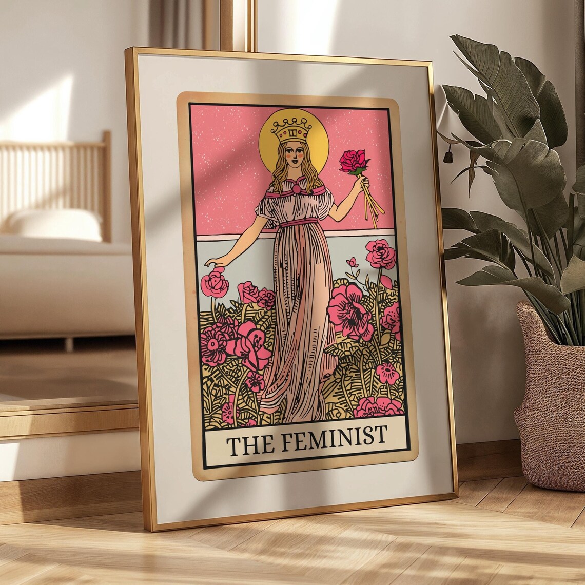 Feminist Tarot Poster, Spiritual Wall Art - Image 4