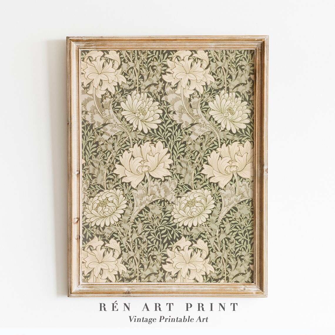 Vintage Textile Antique Tapestry Art Print
