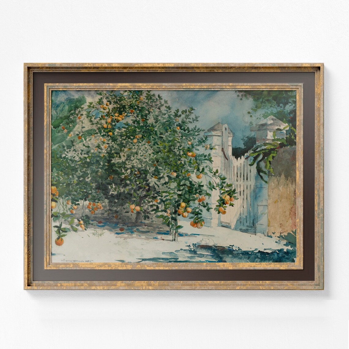 Vintage Summer Landscape Art Print, French Country - Image 2