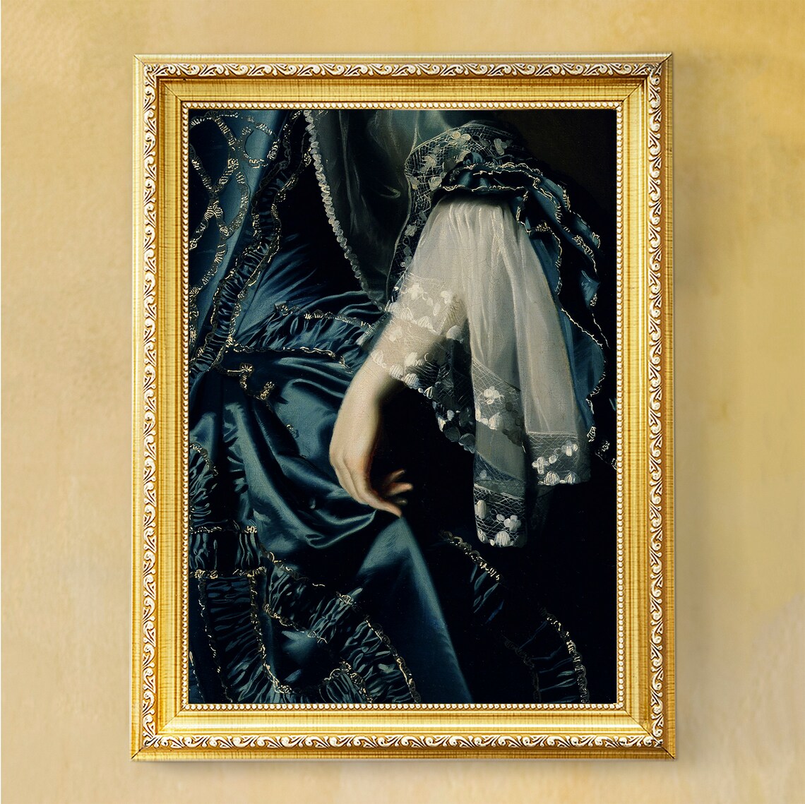 Victorian Portrait Vintage Eclectic Art Print - Image 2