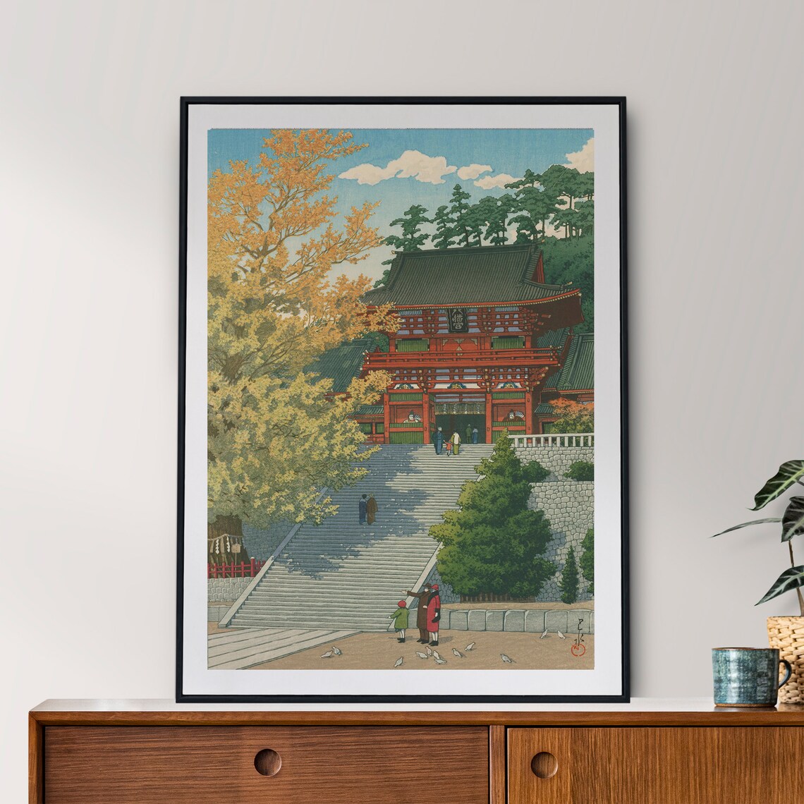 Japanese Vintage Woodblock Art Print, Asian Decor - Image 3