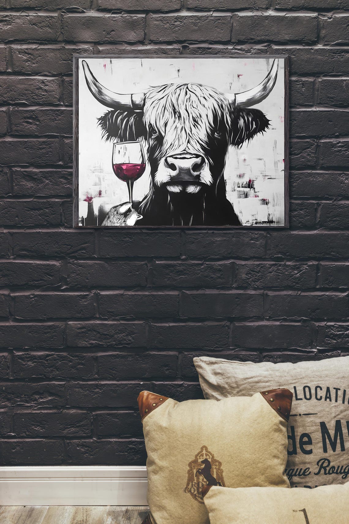 Highland Cow Print, Kitchen Wall Art Poster - Image 2