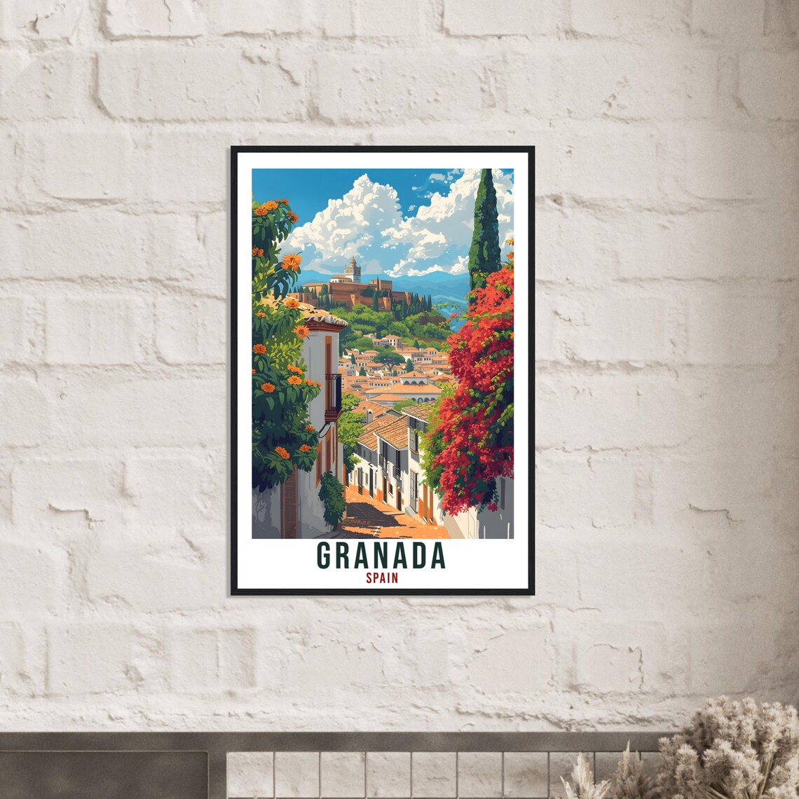 Granada Travel Poster, Spain City Wall Art - Image 2