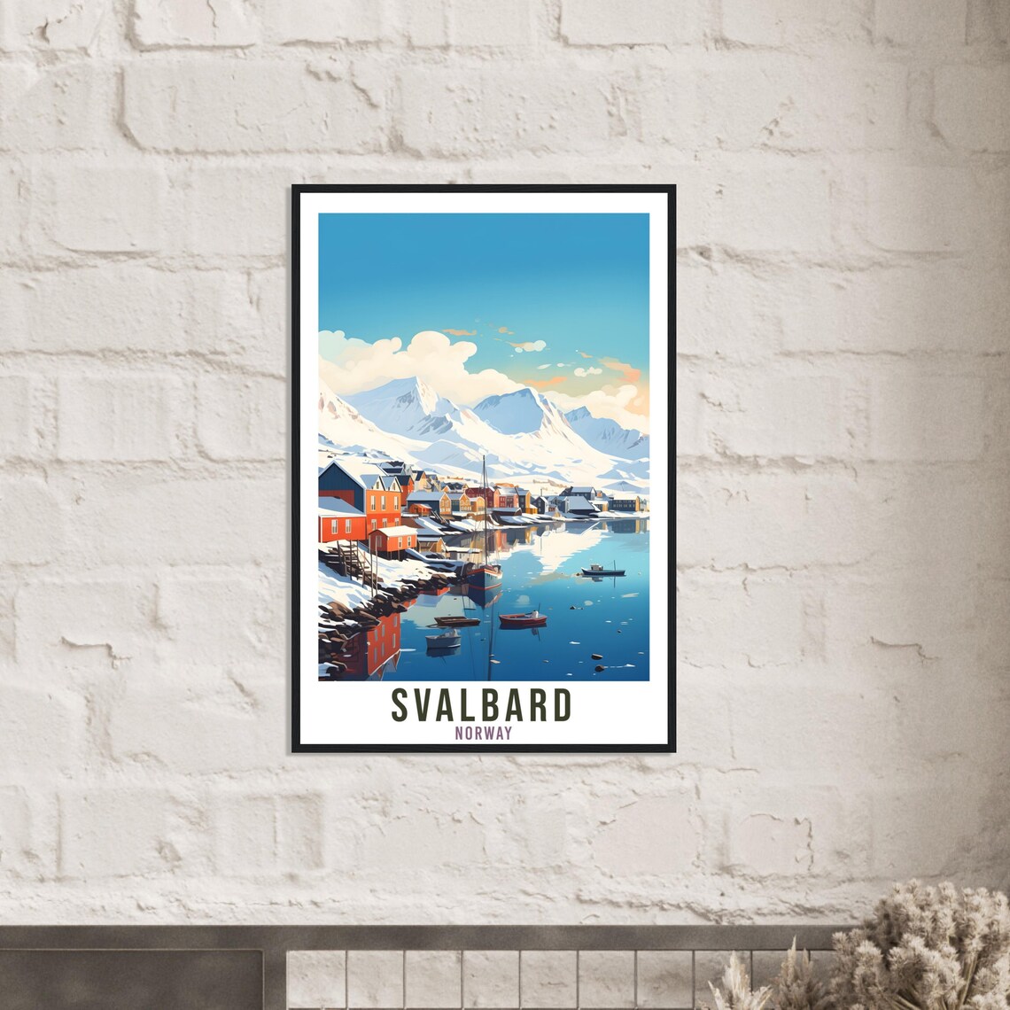 Svalbard Norway Travel Poster, Arctic Wall Art - Image 3