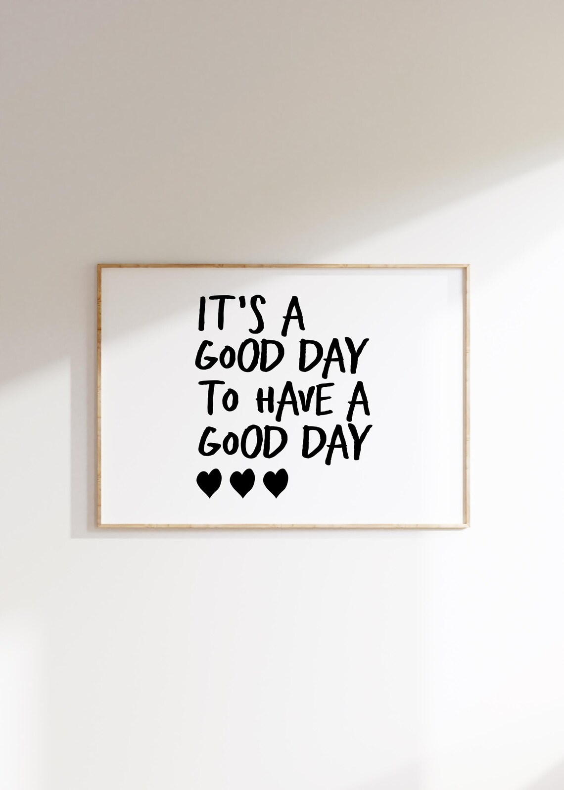 Motivational Quote Print Minimalist Heart Poster Trendy Wall Art