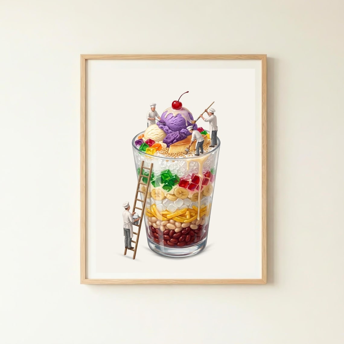 Philippines Halo Kitchen Art Print, Manila