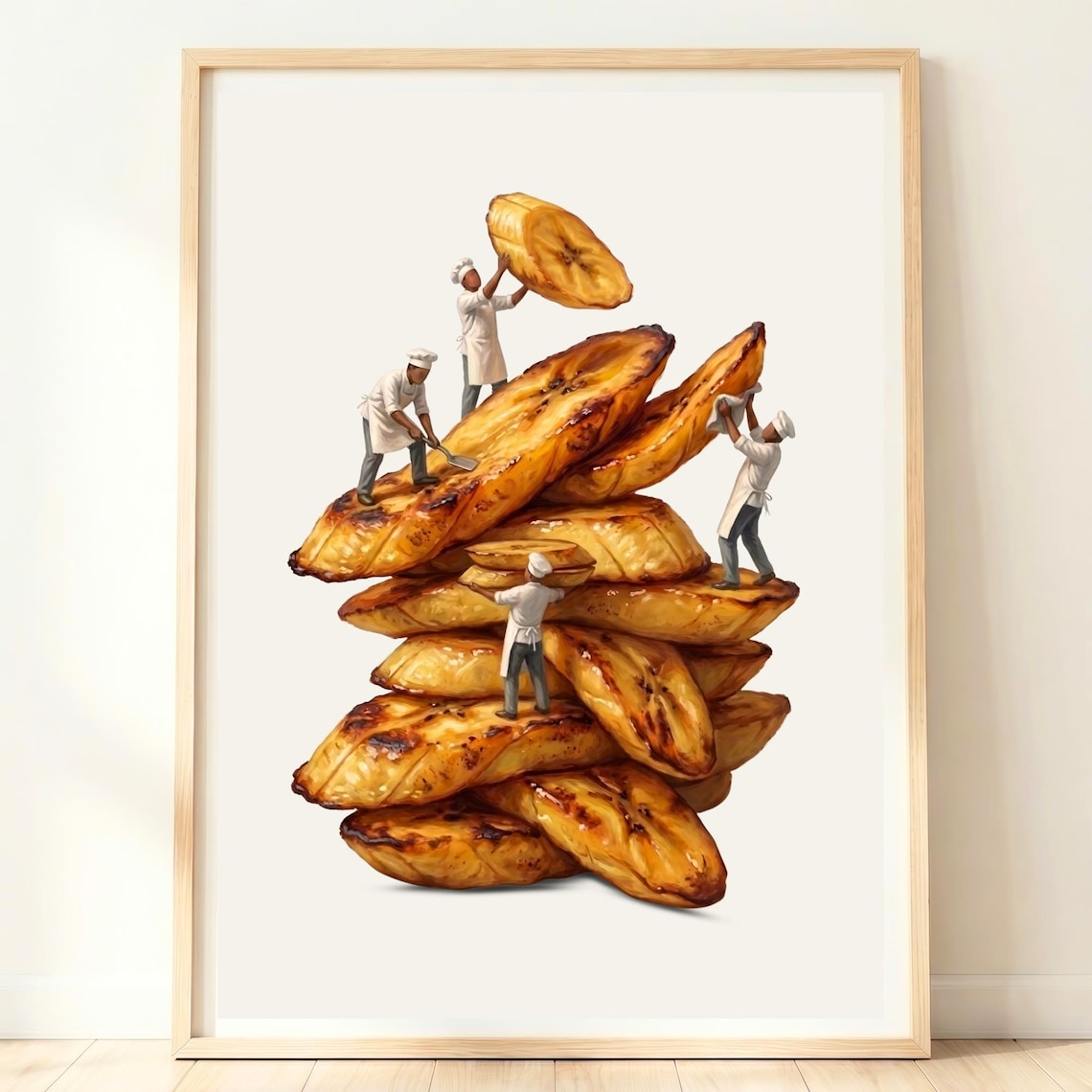 Fried Plantain Afrocentric African Food Art Print