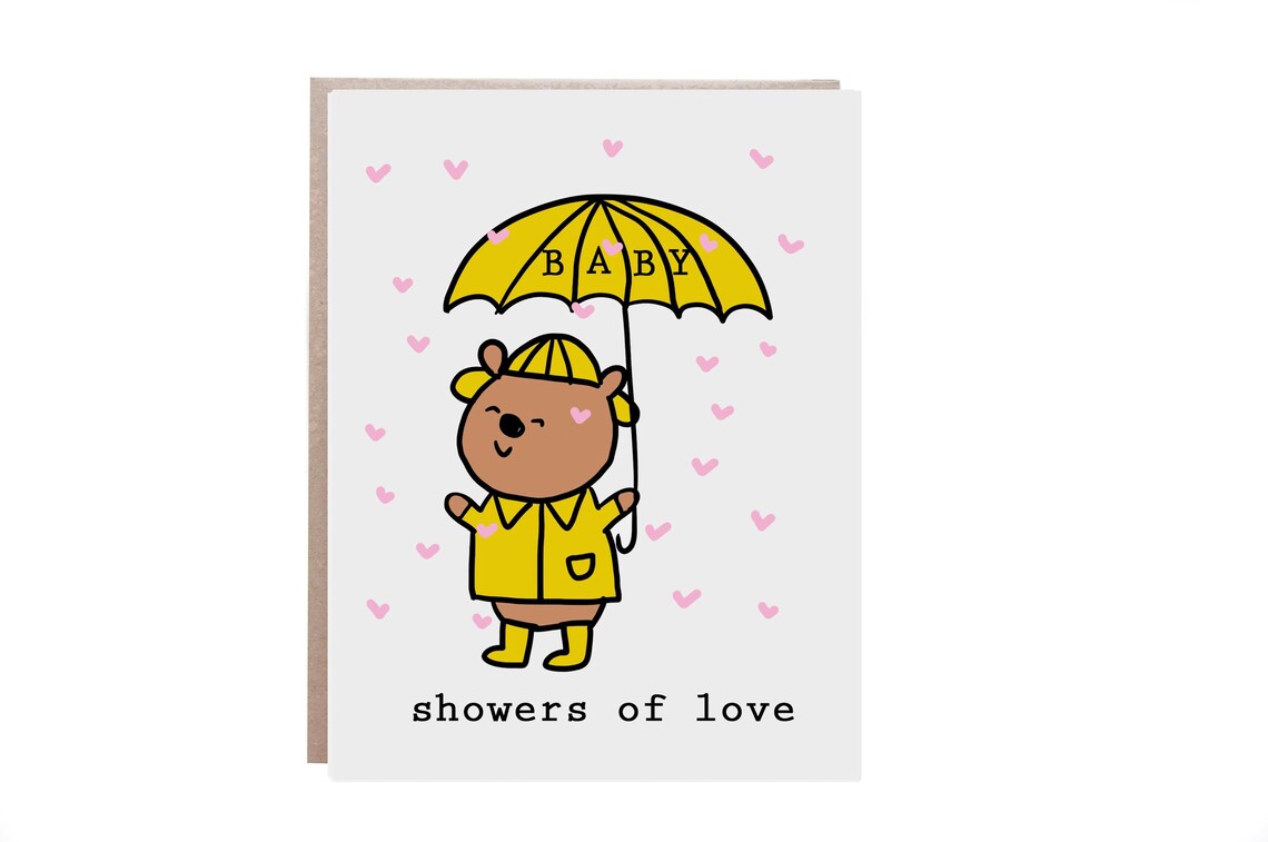Baby Shower Card, Nursery Greeting