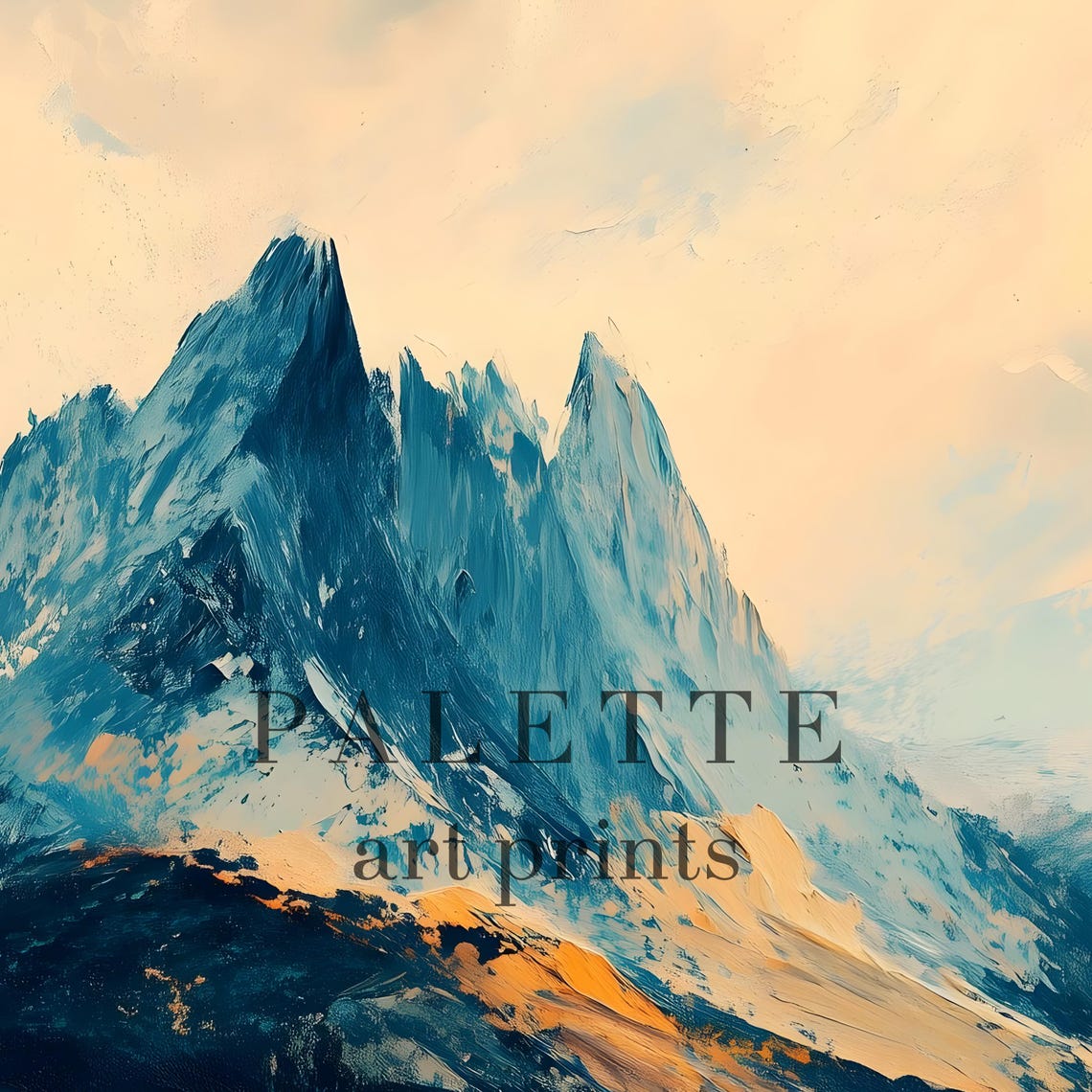 Alps Mountain Landscape Serene Alpine Art Print Nature Wall Decor Illustration Lnd006 - Image 2