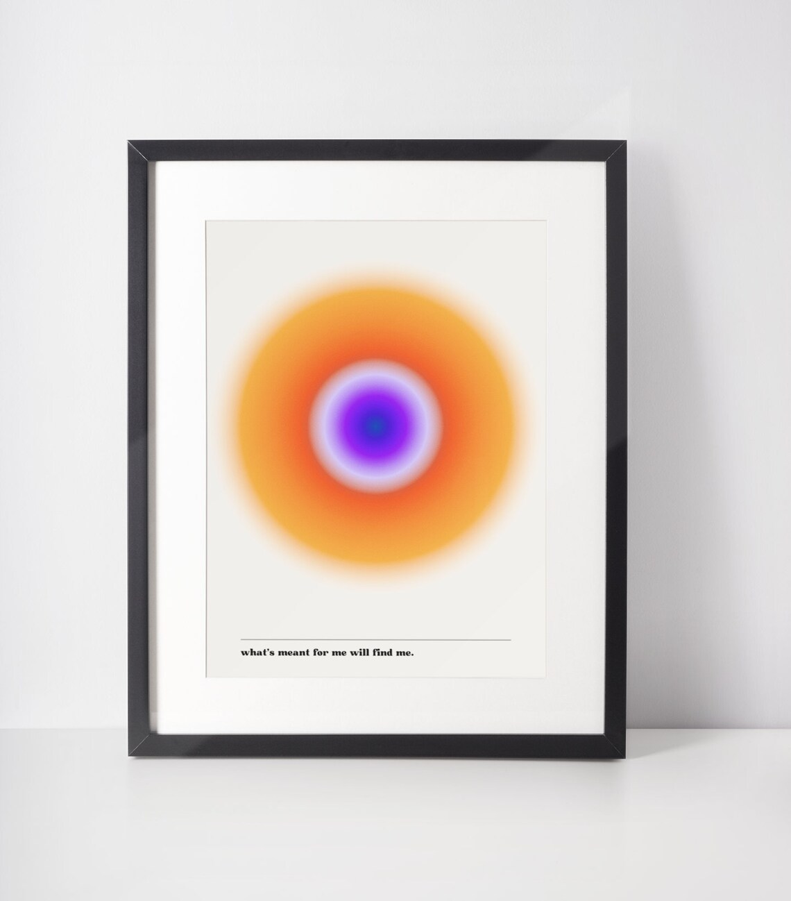 Positive Energy Flow Angel Number Art Print
