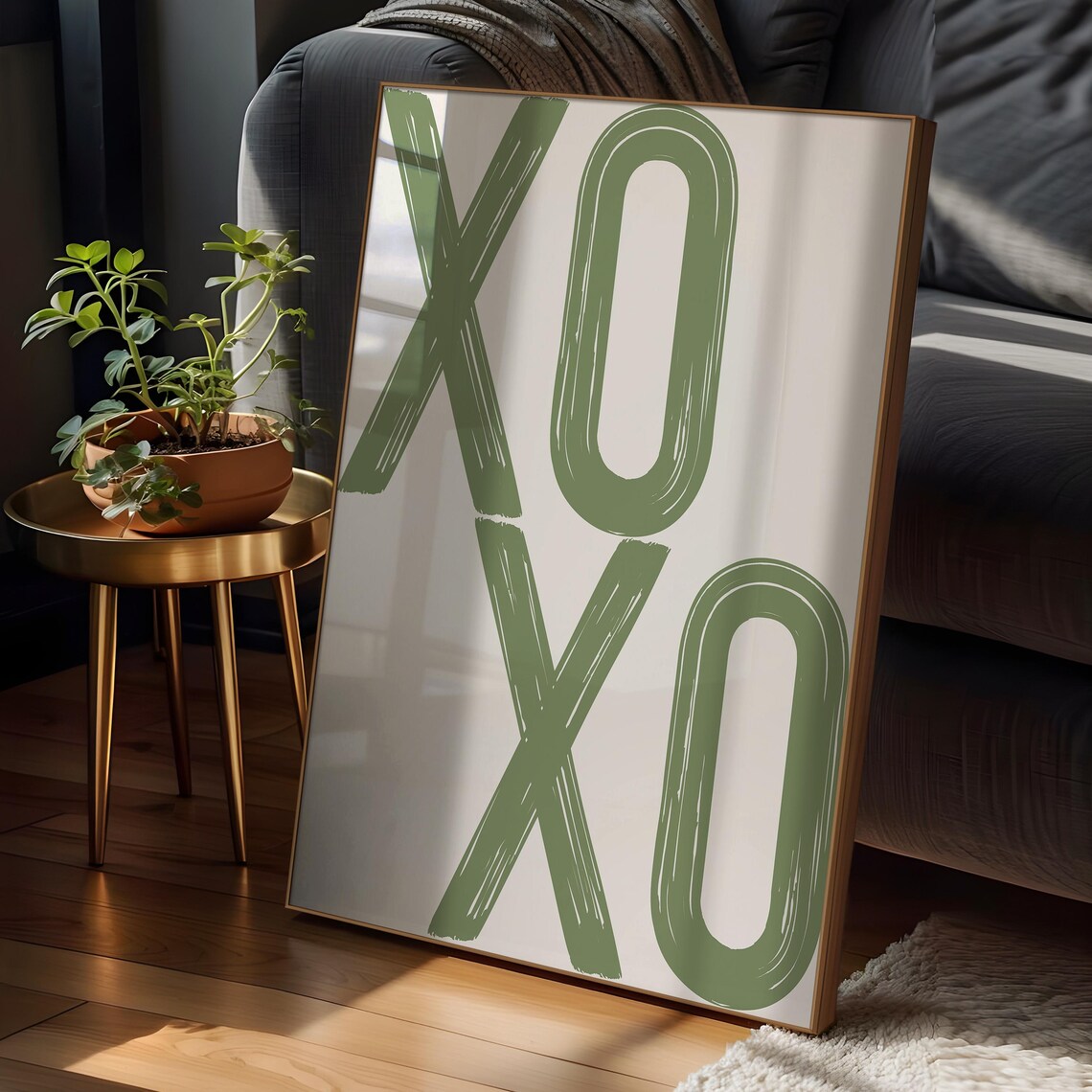 Xoxo Print, Retro Aesthetic Graffiti Wall Art - Image 2