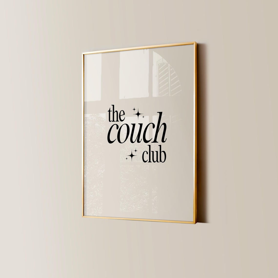 The Couch Club Cozy Homebody Typography Poster for Living Rooms - Image 3