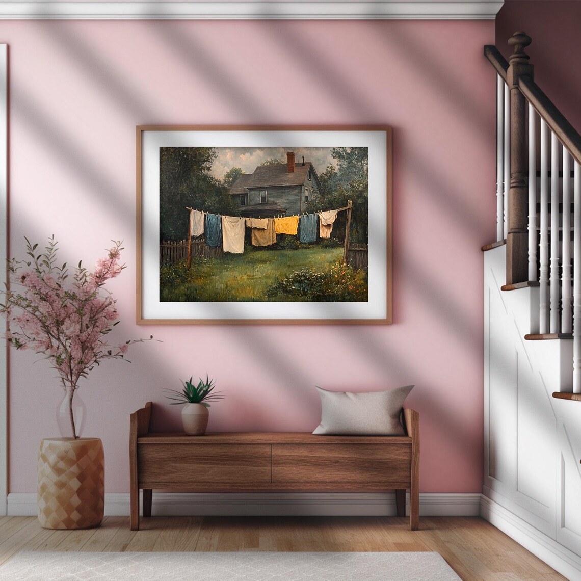 Laundry Room Wall Art, Vintage Farmhouse Decor - Image 2