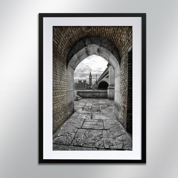 Big Ben London Signed Art Print, Cityscape Photography