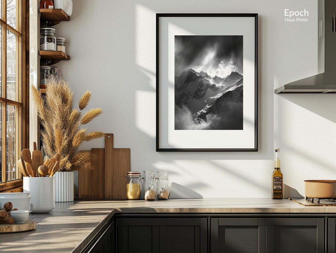 Swiss Alps Mountain Range, Landscape Photo - Image 3
