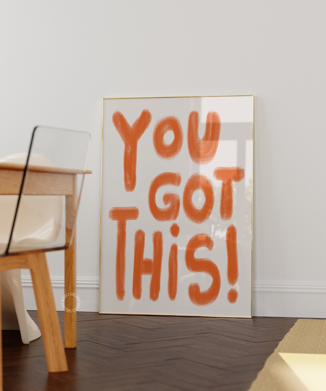 You Got This Quote Poster, Inspirational Typography - Image 3