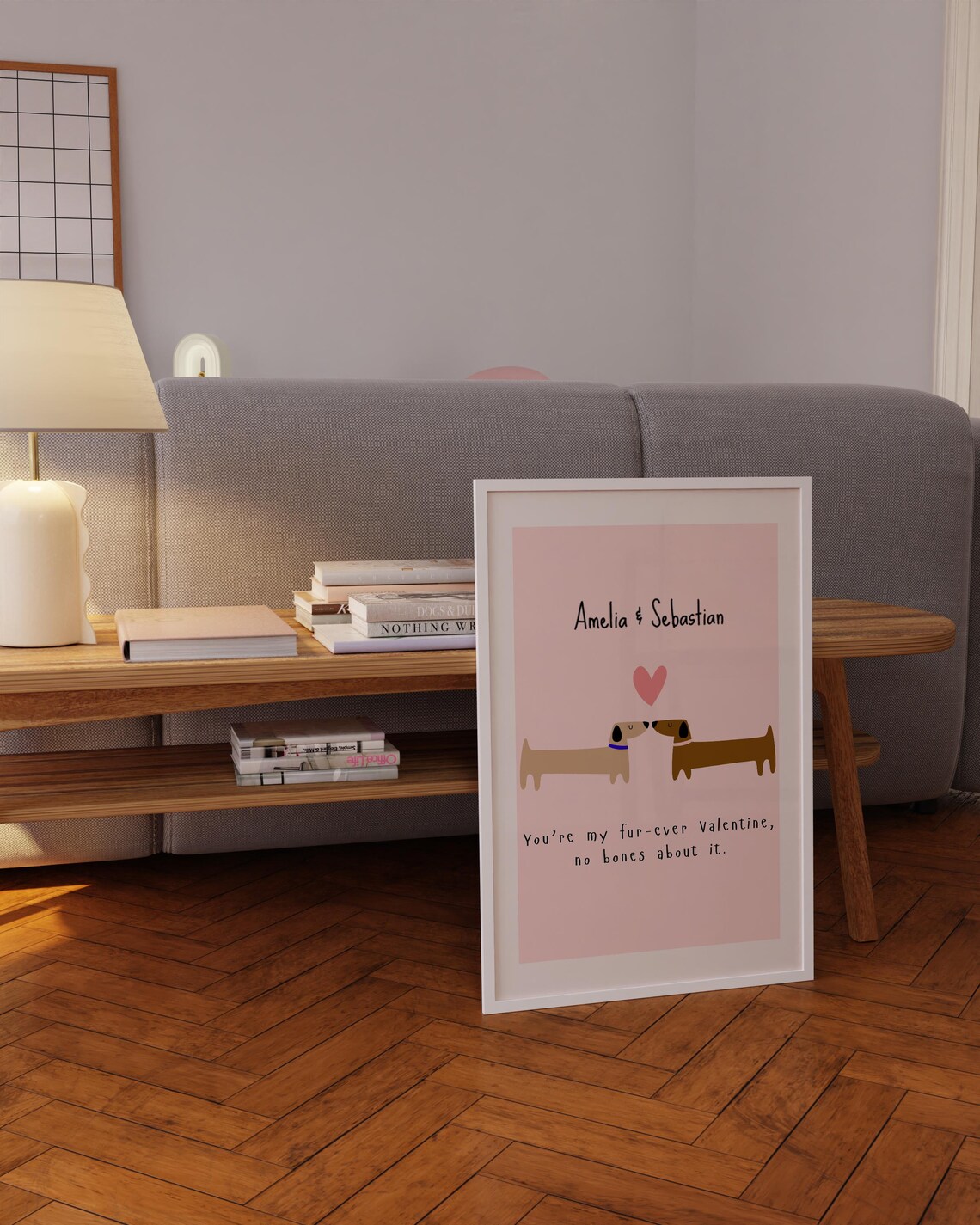 Personalized Dog Lover Gift Print, Valentine's Day - Image 5