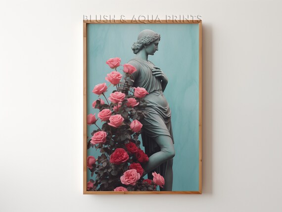 Maximalist Angel Art Prints Venus Goddess Print Preppy Room Decor Boho Wall Trendy Bedroom Over The Bed