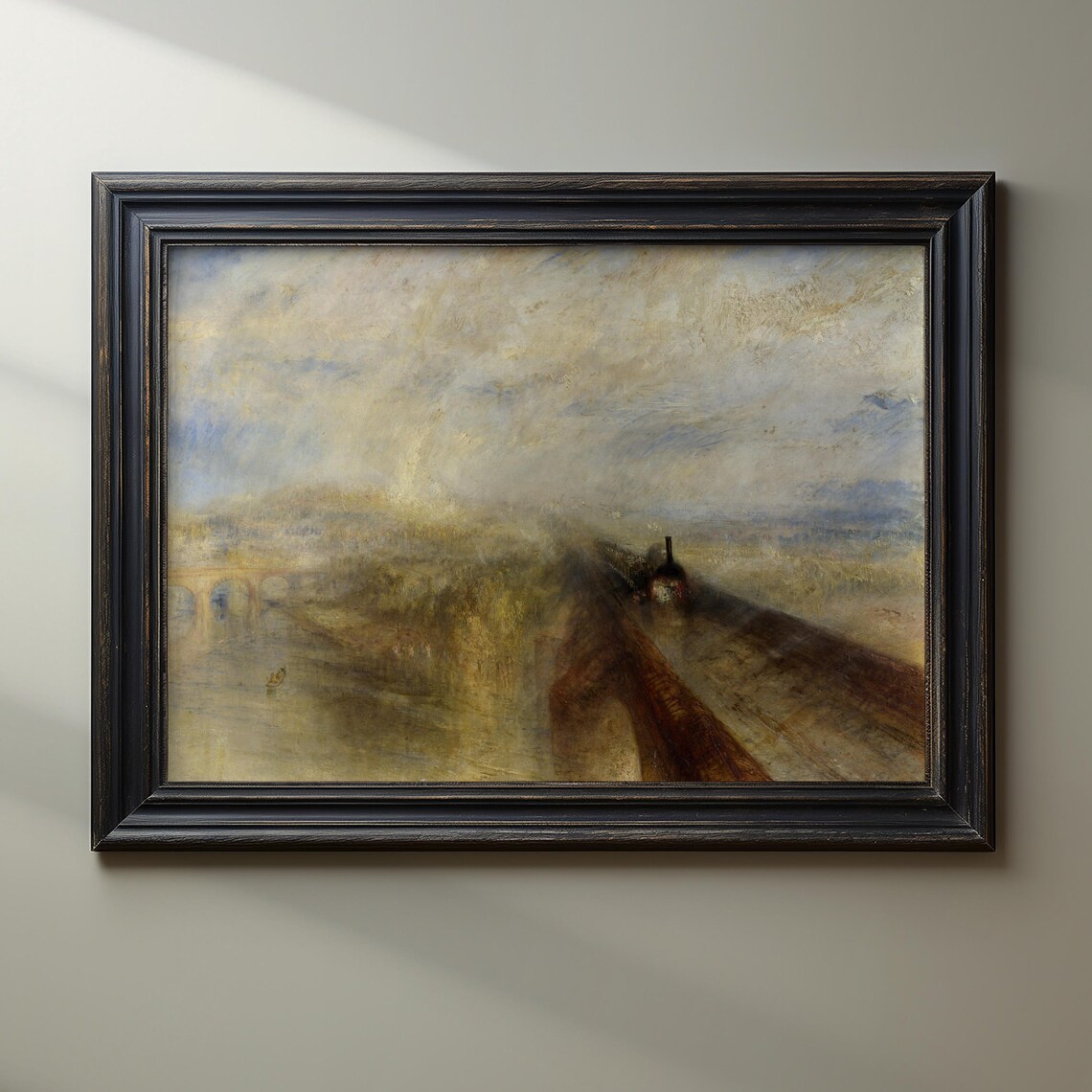 J.M.W. Turner Rain, Steam and Speed Vintage Art Print - Image 2