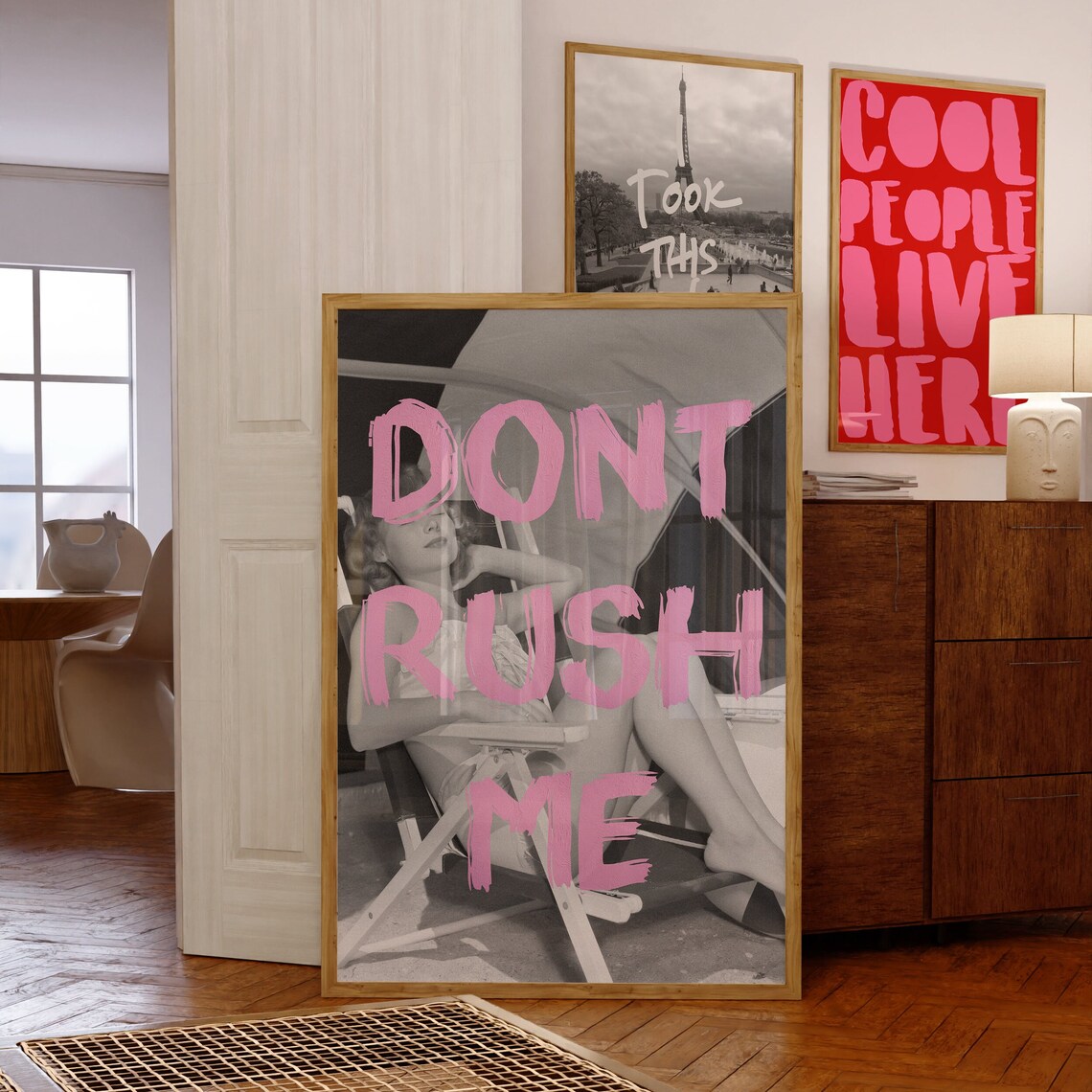 Typography Print For Bedroom Wall Decor For Girls Wall Art Gallery Wall Pink Poster Photography Print For Living Room Large Print For Home - Image 3
