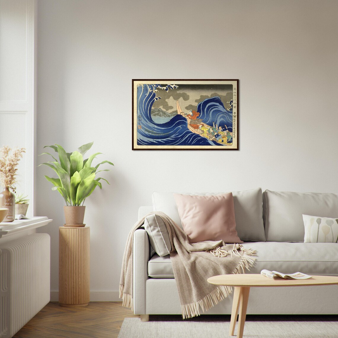 Japan Art Print, Hokusai Japanese Ocean Waves - Image 4
