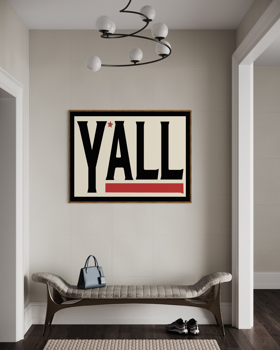 Yall Typography - Western Cowboy Ranch Decor - Image 2