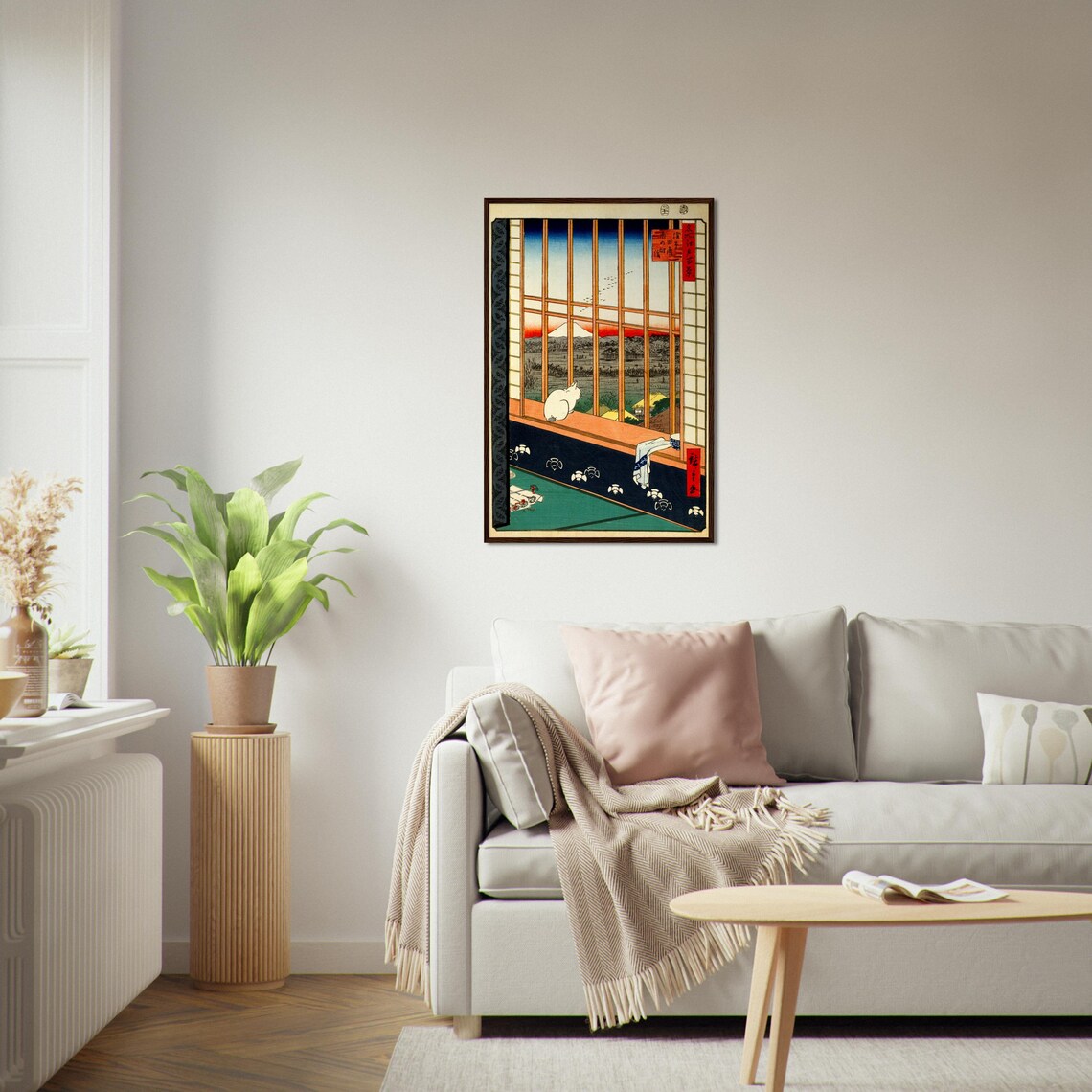 Hiroshige Japanese Woodblock Art, Elegant Wall Decor - Image 3
