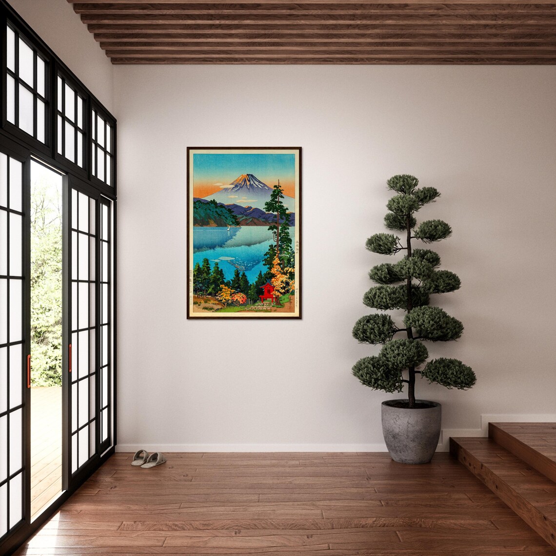Japanese Koitsu Minimalist Travel Poster - Image 3