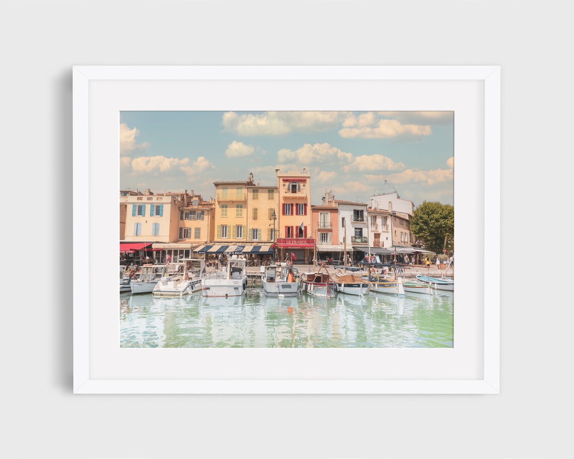 Cote Dazur Cassis South Of France Travel Poster