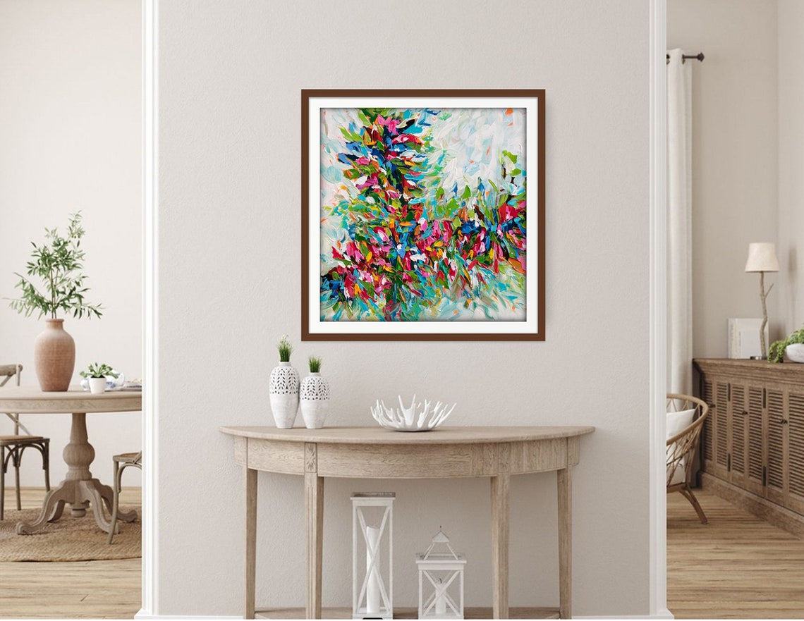 Abstract Butterfly Wall Art Print - Image 3