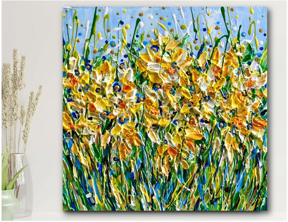 Daffodils Spring Wall Art Print