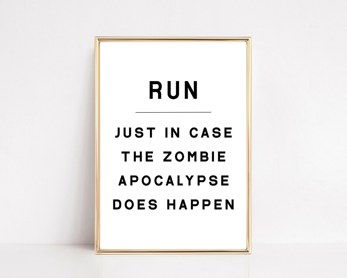Gym Sign Minimalist Typography Art Print
