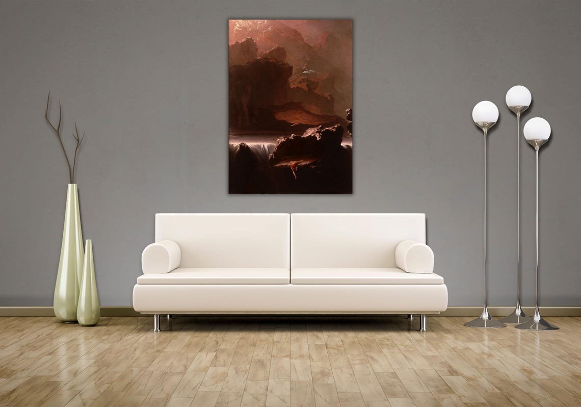 John Martin Sadak Searching Waters of Oblivion Epic Art Poster - Image 3
